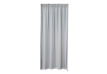 Curtain for doorway, grey